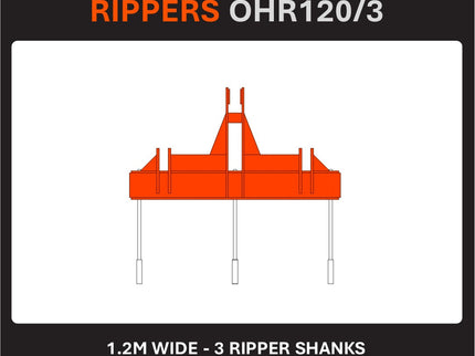 RIPPERS - Tractor 60 - 120hp