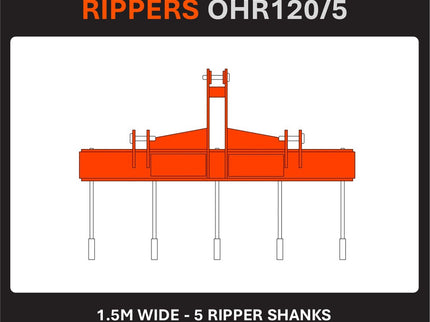 RIPPERS - Tractors 18-50hp