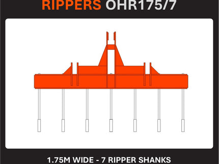 RIPPERS - Tractor 60 - 120hp