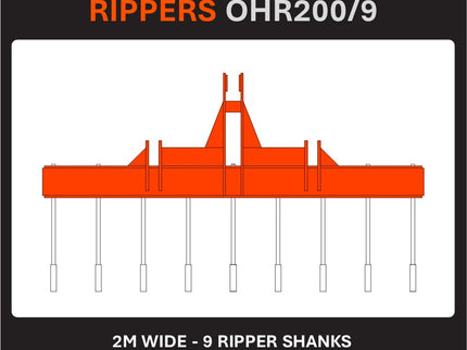 RIPPERS - Tractor 60 - 120hp