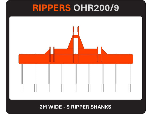 RIPPERS - Tractor 60 - 120hp