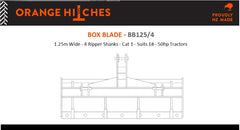 BOX BLADES - Cat 1 Tractors 18-50hp