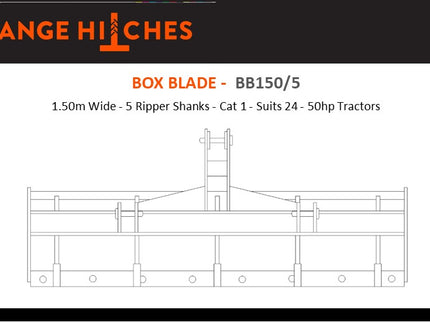 BOX BLADES - Cat 1 Tractors 18-50hp