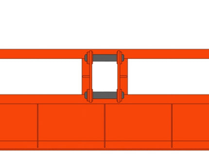 EXCAVATOR GRADER BEAM Scoop Model