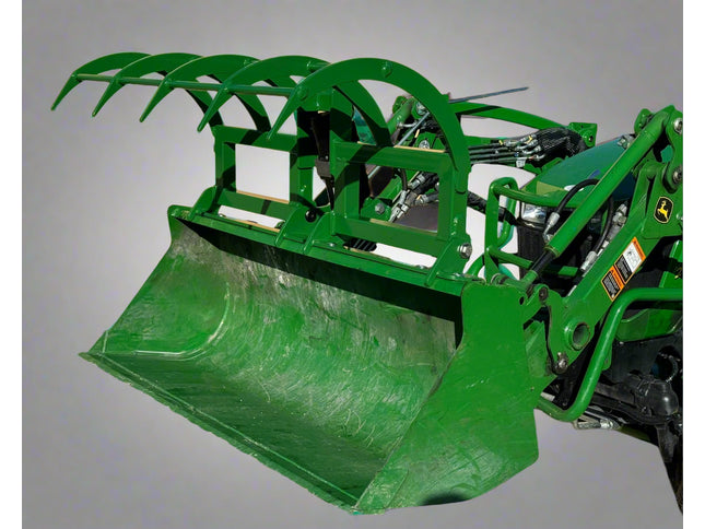 BOLT ON BRUSH GRAPPLE - For John Deere Series 1-3 Tractors