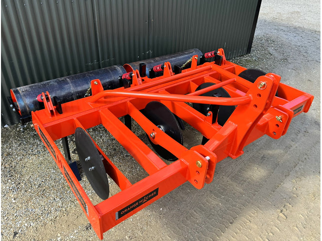 SUBSOILER AERATOR RIPPERS with swing arm roller - Tractor