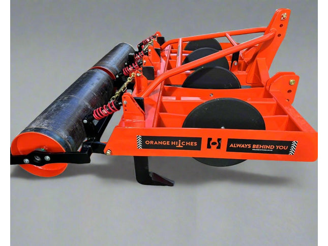 SUBSOILER AERATOR RIPPERS with swing arm roller - Tractor