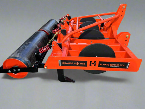 SUBSOILER AERATOR RIPPERS with swing arm roller - Tractor