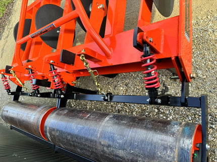 SUBSOILER AERATOR RIPPERS with swing arm roller - Tractor