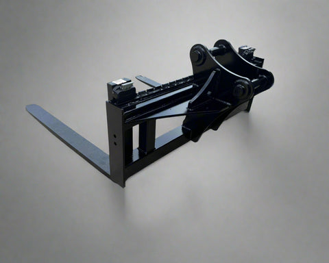 EXCAVATOR PALLET FORKS -Lockable Slide Type