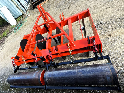 SUBSOILER AERATOR RIPPERS with swing arm roller - Tractor