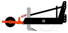 SUBSOILER AERATOR RIPPERS with swing arm roller - Tractor