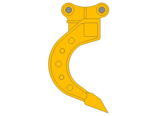 EXCAVATOR ROOT RAKES
